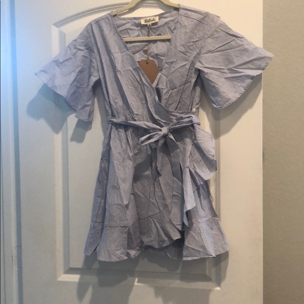 Pinstripe dress
